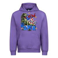 Tulip red white rawr Urban Hoodie - Zillion Design Studio
