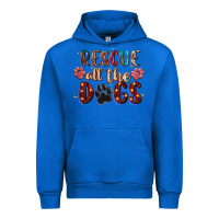 Cobalt rescue all the dogs Urban Hoodie - Zillion Design Studio