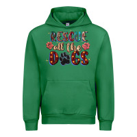Emerald rescue all the dogs Urban Hoodie - Zillion Design Studio