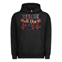 Pigment Black rescue all the dogs Urban Hoodie - Zillion Design Studio