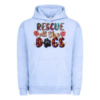 Pigment Grape Ice rescue all the dogs Urban Hoodie - Zillion Design Studio