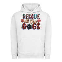 Pigment Lunar Rock rescue all the dogs Urban Hoodie - Zillion Design Studio
