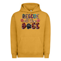 Pigment Peanut Butter rescue all the dogs Urban Hoodie - Zillion Design Studio