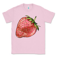 Bubblegum Pink strawberry Classic Tee - BarkalooDesign