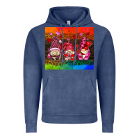 Vintage Denim valentines day gnome Vintage Hoodie - AdoDesignShop