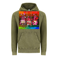 Vintage Olive valentines day gnome Vintage Hoodie - AdoDesignShop
