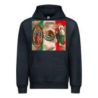 Navy Virgin Mary and San Judas Urban Hoodie - CTS Tumbler Store