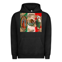 Pigment Black Virgin Mary and San Judas Urban Hoodie - CTS Tumbler Store