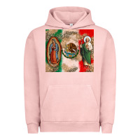 Pigment Salmon Virgin Mary and San Judas Urban Hoodie - CTS Tumbler Store