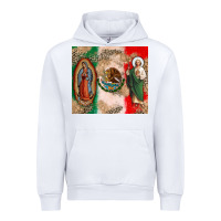 White Virgin Mary and San Judas Urban Hoodie - CTS Tumbler Store