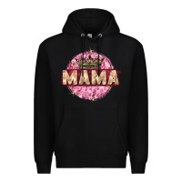 Black mama with round leopard Premium Hoodie - Zillion Design Studio