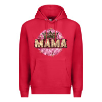 Cardinal mama with round leopard Premium Hoodie - Zillion Design Studio