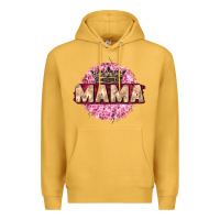 Mustard mama with round leopard Premium Hoodie - Zillion Design Studio