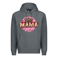 Rock mama with round leopard Premium Hoodie - Zillion Design Studio