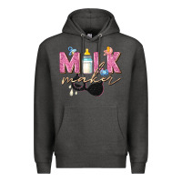 Charcoal Heather milk maker Premium Hoodie - Zillion Design Studio