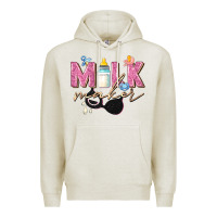 Oatmeal Heather milk maker Premium Hoodie - Zillion Design Studio