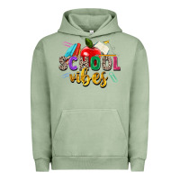 Pigment Oil Green school vibes Urban Hoodie - Zillion Design Studio