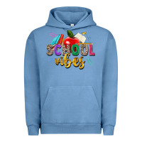 Pigment Pebble Blue school vibes Urban Hoodie - Zillion Design Studio