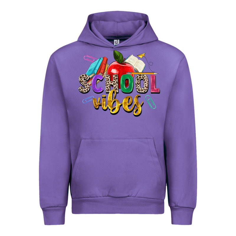 School Vibes Urban Hoodie by Zillion Design Studio | Teevron