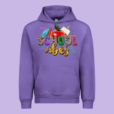 School Vibes Urban Hoodie Designed By Zillion Design Studio