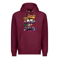 Burgundy nacho average dad Premium Hoodie - CTS Tumbler Store