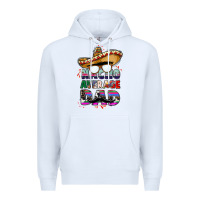 White nacho average dad Premium Hoodie - CTS Tumbler Store