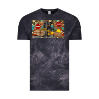 Cloud Black forklift sippy Vintage Tee - Artiststas