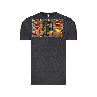 Vintage Black forklift sippy Vintage Tee - Artiststas