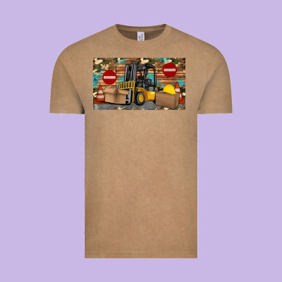 Forklift Sippy Vintage Tee Designed By Artiststas