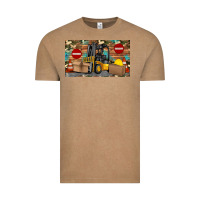 Vintage Coffee forklift sippy Vintage Tee - Artiststas