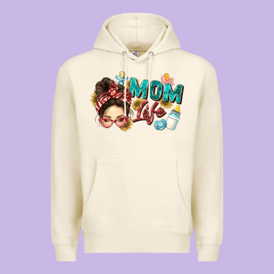 Mom Life Premium Hoodie Designed By Zillion Design Studio