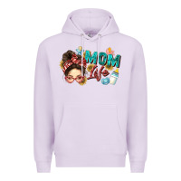 Lilac mom life Premium Hoodie - Zillion Design Studio