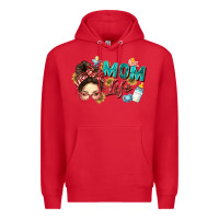 Red mom life Premium Hoodie - Zillion Design Studio