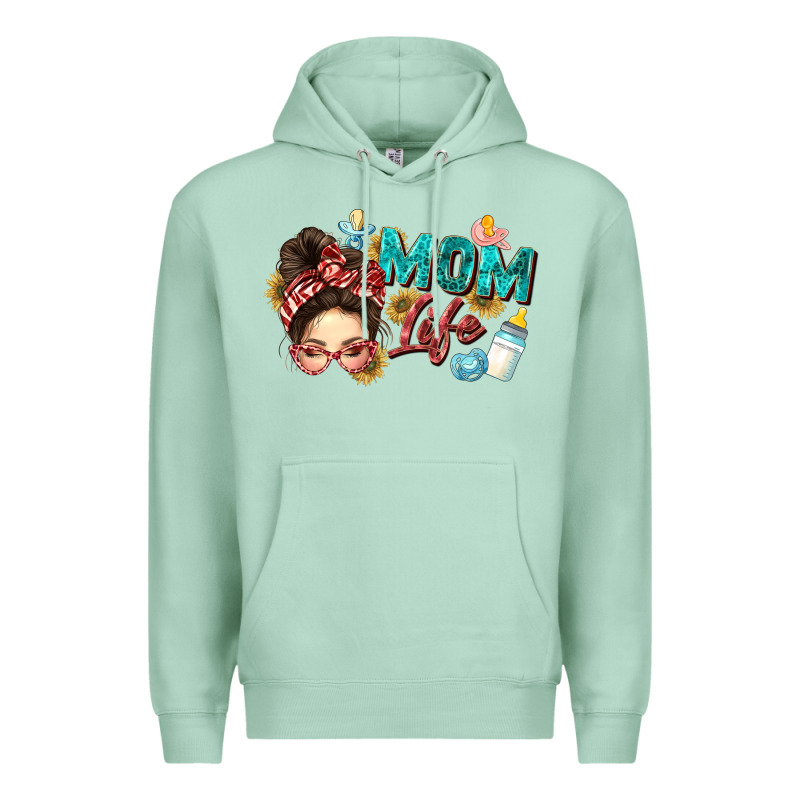 Mom Life Premium Hoodie by Zillion Design Studio | Teevron