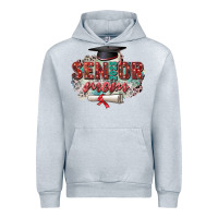 Heather Grey senior 2023 mom Urban Hoodie - Zillion Design Studio