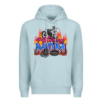 Blue Mist motocross mom Premium Hoodie - Zillion Design Studio
