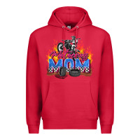 Cardinal motocross mom Premium Hoodie - Zillion Design Studio