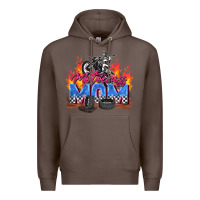 Coffee motocross mom Premium Hoodie - Zillion Design Studio