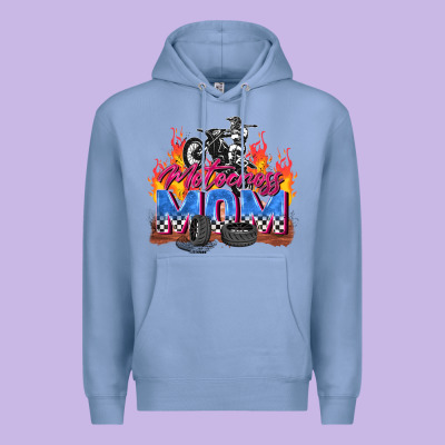 Motocross Mom Premium Hoodie Designed By Zillion Design Studio