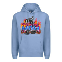 Colony Blue motocross mom Premium Hoodie - Zillion Design Studio