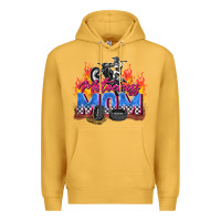 Mustard motocross mom Premium Hoodie - Zillion Design Studio