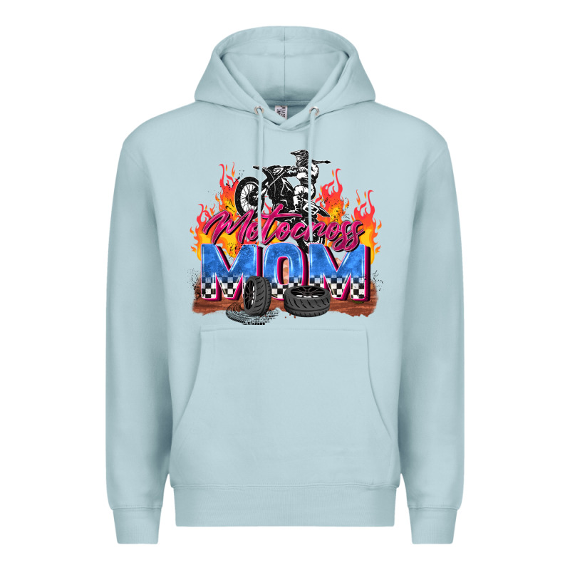 Motocross Mom Premium Hoodie by Zillion Design Studio | Teevron