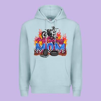 Motocross Mom Premium Hoodie Designed By Zillion Design Studio