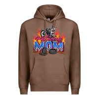 Chestnut motocross mom Premium Hoodie - Zillion Design Studio