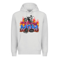 Dove Grey motocross mom Premium Hoodie - Zillion Design Studio