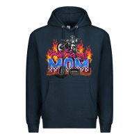 Navy motocross mom Premium Hoodie - Zillion Design Studio
