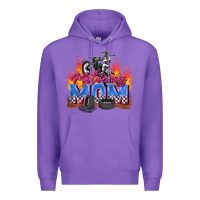 Purple motocross mom Premium Hoodie - Zillion Design Studio
