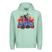 Seafoam motocross mom Premium Hoodie - Zillion Design Studio
