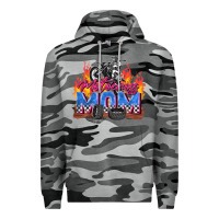 Slate Camo motocross mom Premium Hoodie - Zillion Design Studio