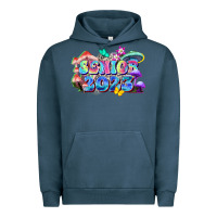 Pigment Midnight Navy senior 2023 Urban Hoodie - Zillion Design Studio